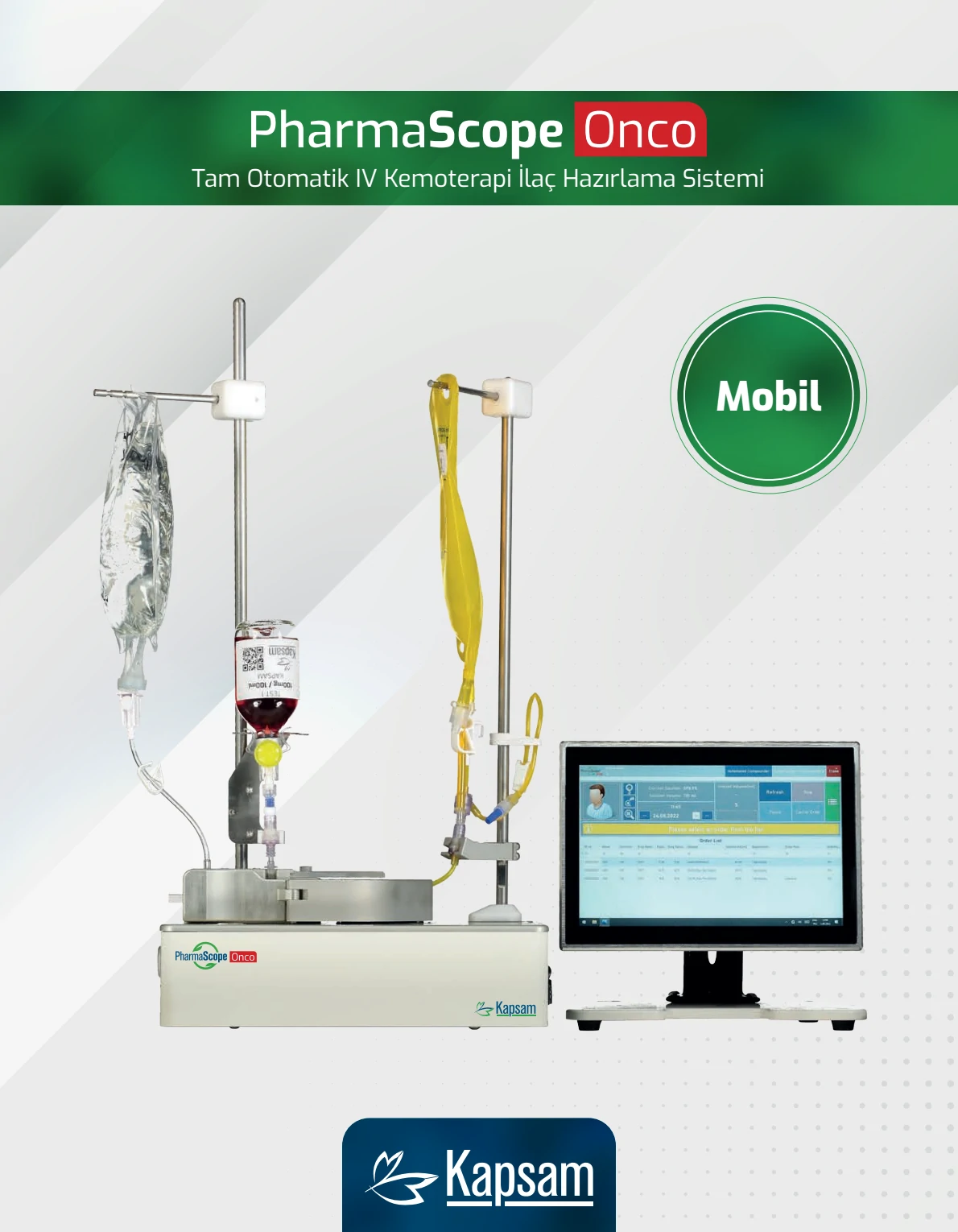 PharmaScope Onco Mobil Tam Otomatik IV Kemoterapi İlaç Hazırlama Sistemi Kataloğu